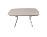 Стіл NOREEN CERAMIC 140(200)*80 білий/кашемір