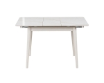 Стол TALLINN CERAMIC 90(120)*70 белый глянец/кашемир