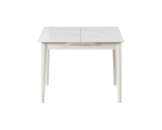 Стол TALLINN CERAMIC 90(120)*70 белый глянец/кашемир