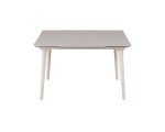 Стіл LORIAN CERAMIC 120(180)*80 білий/кашемір