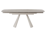 Стіл BROOKLYN CERAMIC 140(200)*80 сірий мат/кашемір