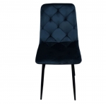 Стул велюровый PM-001 Perfect Home Україна, черный каркас/Sic Velluto 20 Black