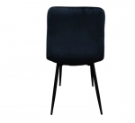Стул велюровый PM-001 Perfect Home Україна, черный каркас/Sic Velluto 20 Black