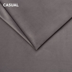 Стул велюровый PM-003 Perfect Home Україна, черный каркас/Sic Velluto 16 Grey