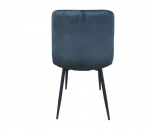 Стул велюровый PM-003 Perfect Home Україна, черный каркас/Sic Velluto 19 Graphite