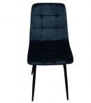 Стул велюровый PM-003 Perfect Home Україна, черный каркас/Sic Velluto 20 Black