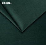 Стул велюровый PM-003 Perfect Home Україна, черный каркас/Sic Velluto 10 Dark Green