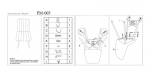 Стул велюровый PM-005 Perfect Home Україна, черный каркас/Sic Velluto 19 Graphite