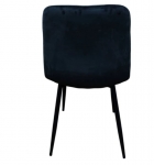 Стул велюровый PM-005 Perfect Home Україна, черный каркас/Sic Velluto 20 Black