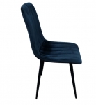 Стул велюровый PM-005 Perfect Home Україна, черный каркас/Sic Velluto 20 Black