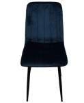 Стул велюровый PM-005 Perfect Home Україна, черный каркас/Sic Velluto 20 Black