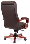 Крісло офісне АКЛАС Артур EX MB (Шкіра LC-K Dark brown/PU Dark brown)