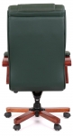 Кресло офисное Аклас Артур EX MB (Кожа Lux LC Green/PU Green)