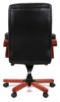 Кресло офисное Аклас Атлант EX MB (Кожа LC-A Black/PU Black)