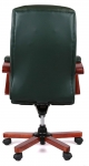 Крісло офісне АКЛАС Атлант EX MB (Шкіра Lux LC Green/PU Green)