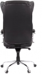 Кресло офисное АКЛАС Бадалона CH MB (Кожа LC-A Black/PU Black)