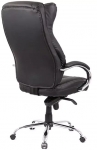 Кресло офисное АКЛАС Бадалона CH MB (Кожа LC-A Black/PU Black)