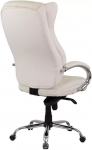 Крісло офісне АКЛАС Бадалона CH MB (Шкіра Lux LC-W White/PU White)