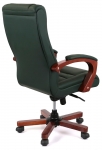 Крісло офісне АКЛАС Гаспар ЕХ МB (Шкіра Lux LC Green/PU Green)