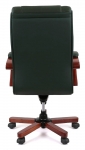 Крісло офісне АКЛАС Гаспар ЕХ МB (Шкіра Lux LC Green/PU Green)