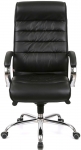 Кресло офисное Аклас Камиль CH MB (Кожа LC-A Black/PU Black)