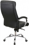 Кресло офисное Аклас Камиль CH MB (Кожа LC-A Black/PU Black)