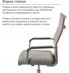 Крісло офісне АКЛАС Кап FX СН TILT (PU Grey)