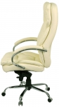 Кресло АКЛАС Тироль CH MB (Кожа LC-F Beige/PU Beige)