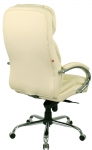 Кресло АКЛАС Тироль CH MB (Кожа LC-F Beige/PU Beige)