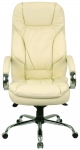 Кресло АКЛАС Тироль CH MB (Кожа LC-F Beige/PU Beige)