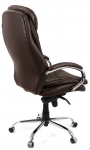 Кресло Аклас Валенсия Soft CH MB (Кожа LC-K Dark brown/PU Dark brown)