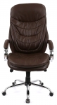 Кресло Аклас Валенсия Soft CH MB (Кожа LC-K Dark brown/PU Dark brown)