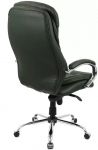 Крісло АКЛАС Валенсія Soft CH MB (Шкіра Lux LC Green/PU Green)