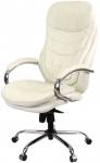 Крісло АКЛАС Валенсія Soft CH MB (Шкіра Lux LC-W White/PU White)