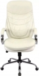 Крісло АКЛАС Валенсія Soft CH MB (Шкіра Lux LC-W White/PU White)