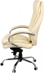 Кресло Аклас Валенсия Soft CH MB (Кожа LC-F Beige/PU Beige)