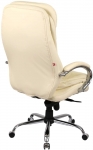 Кресло Аклас Валенсия Soft CH MB (Кожа LC-F Beige/PU Beige)