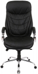 Крісло АКЛАС Валенсія Soft CH MB (Шкіра LC-A Black/PU Black)