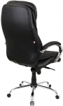 Крісло АКЛАС Валенсія Soft CH MB (Шкіра LC-A Black/PU Black)