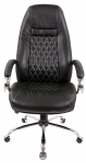 Кресло АКЛАС Луизиана MB (GB-242CC) (Кожа LC-A Black/PU Black)