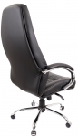 Кресло АКЛАС Луизиана MB (GB-242CC) (Кожа LC-A Black/PU Black)