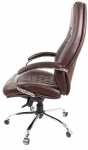 Крісло АКЛАС Луізіана MB (GB-242CC) (Шкіра LC-K Dark brown/PU Dark brown)