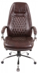 Крісло АКЛАС Луізіана MB (GB-242CC) (Шкіра LC-K Dark brown/PU Dark brown)