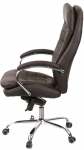 Крісло АКЛАС Валенсія MB XY-7340 (Шкіра LC-K Dark brown/PU Dark brown)