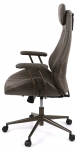 Кресло АКЛАС Саленто R-SR 9663-14P (Искусственная замша 02 Dark gray)