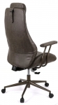Кресло АКЛАС Саленто R-SR 9663-14P (Искусственная замша 02 Dark gray)