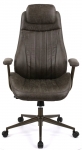Кресло АКЛАС Саленто R-SR 9663-14P (Искусственная замша 02 Dark gray)