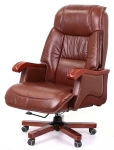 Крісло АКЛАС Галахад EX RL (Шкіра LC-I Brown/PU Brown)