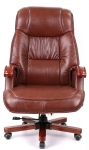 Крісло АКЛАС Галахад EX RL (Шкіра LC-I Brown/PU Brown)