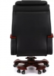 Крісло АКЛАС Трістрам EX RL (Шкіра LC-A Black/PU Black)
